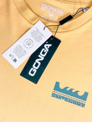 Koszulka Skateboom Miniramp Crew x GONGA Yellow