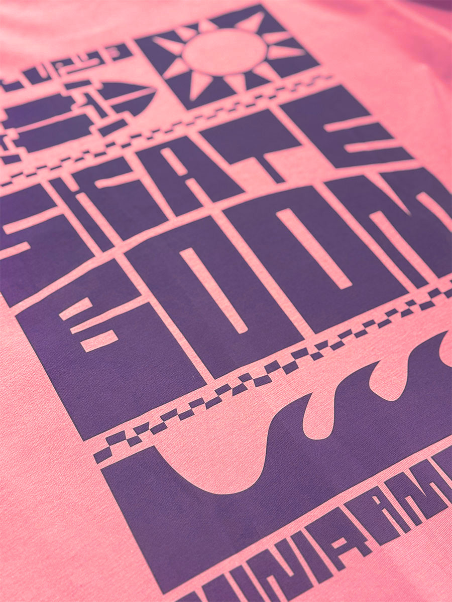 Koszulka Skateboom Miniramp Crew x GONGA Pink Kids - obrazek 3